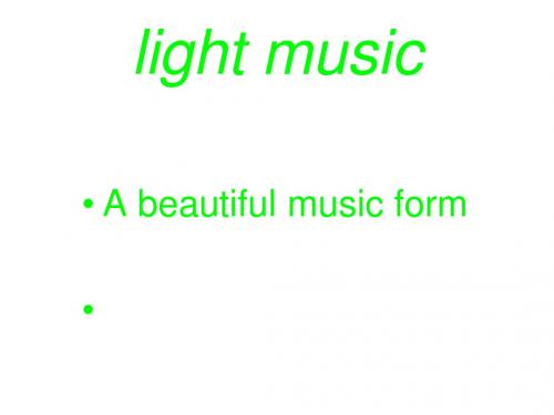 light music