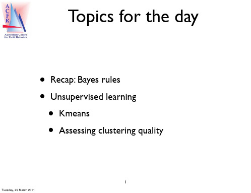 COMP5318 Knowledge Discovery and Data Mining_2011 Semester 1_week5Clustering_display