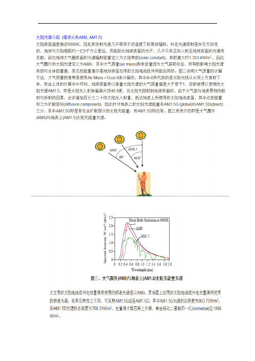 太阳光谱知识