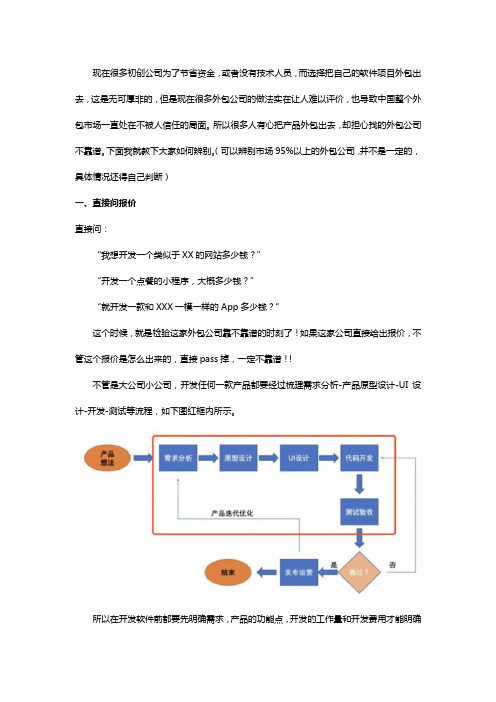 如何鉴别软件外包公司靠不靠谱