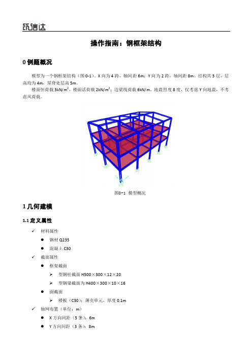 SAP2000讲义课件2_操作指南_快速入门案例