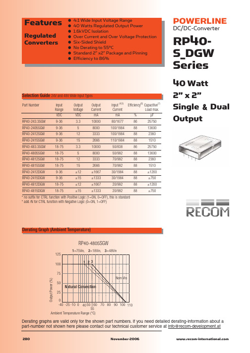 RP40-2412DGW中文资料