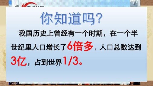 人教版七年级下册历史《第19课 清朝前期社会经济的发展》