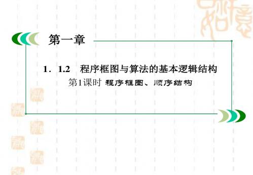 高中数学人教版A必修三课件：1.1.2.1 程序框图、顺序结构2