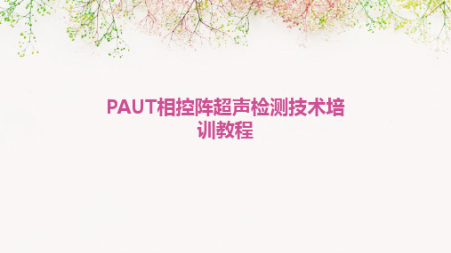 PAUT相控阵超声检测技术培训教程