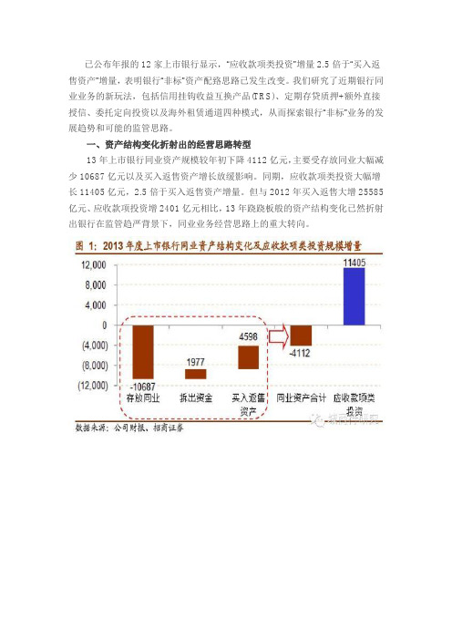 同业江湖的四种新玩法：TRS等四种模式