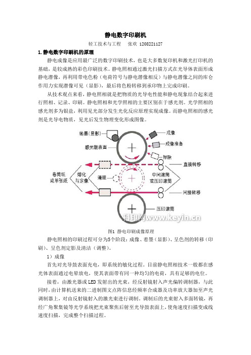 静电成像数字印刷