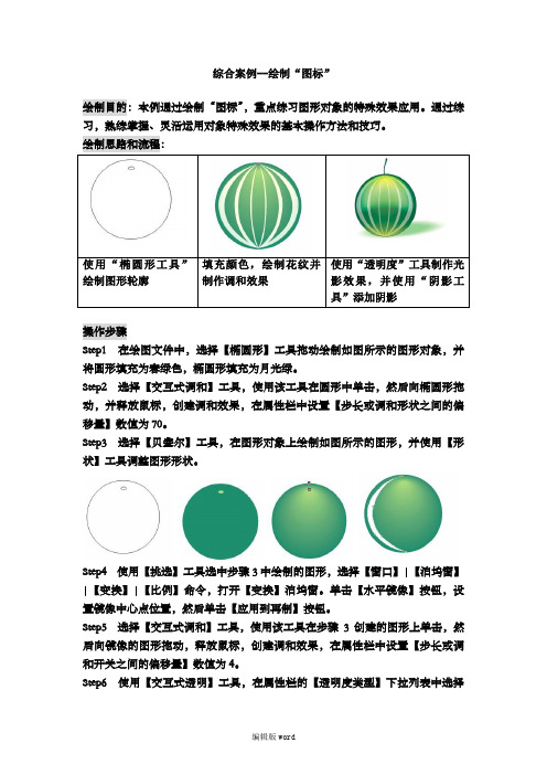 CorelDRAW综合案例