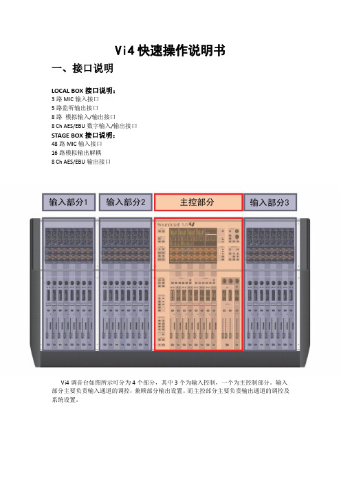 Vi4调音台说明书