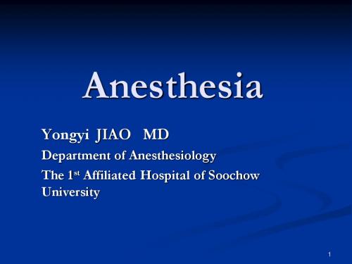 (OK)Chapter.4 Anesthesia