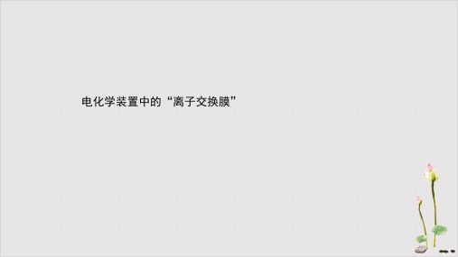 高考化学二轮复习：电化学装置中的“离子交换膜”课件