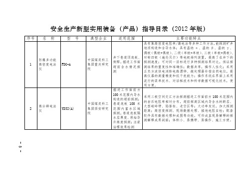 kj387煤矿联锁放炮管理系统收入安全生产新型实用装备(产品)指导目录(2012年版)