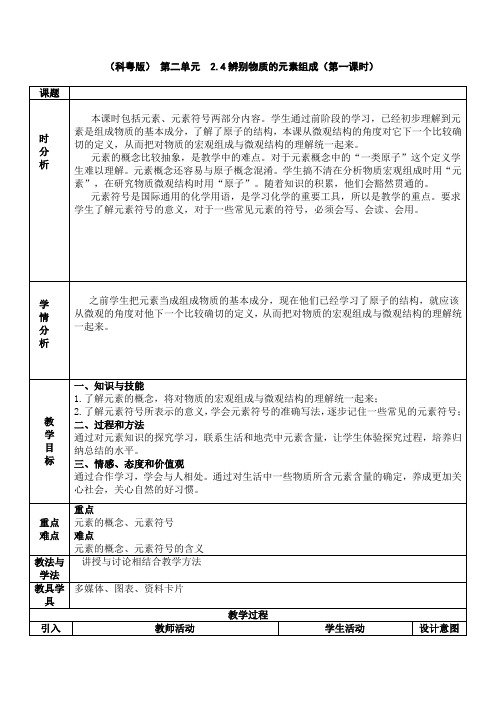 科粤新课标九年级上册初中化学《第二章 空气、物质的构成 2.4 辨别物质的元素组成》_26