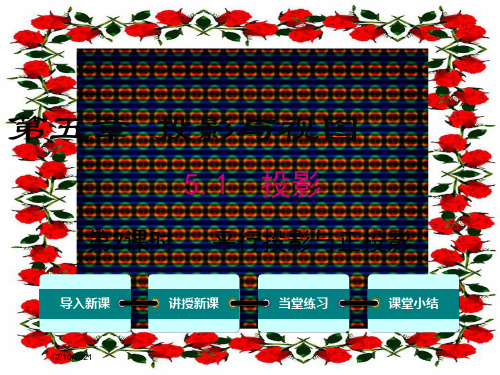 九年级数学 第五章 投影与视图 1 投影 第2课时 平行投影与正投影教学