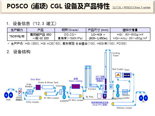 浦项 PGL 生产产品介绍 (China)