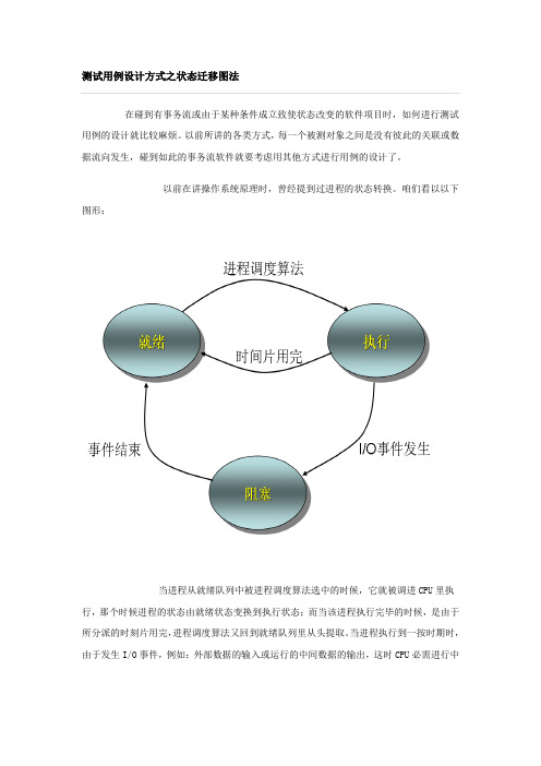 测试用例设计方式之状态迁移图法