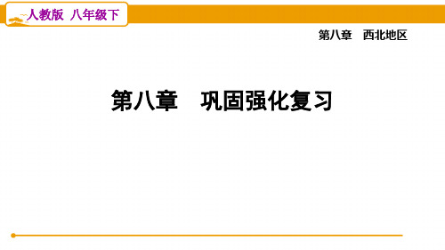 人教版八年级地理下册第八章巩固强化复习