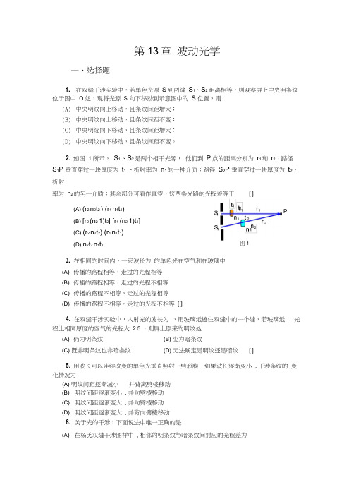 第13章波动光学