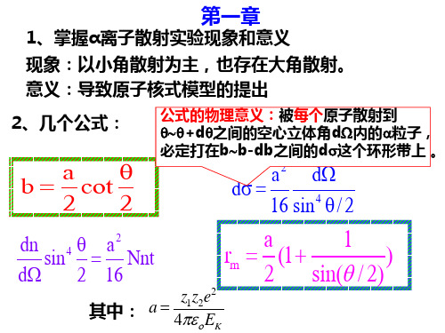 原子物理总复习