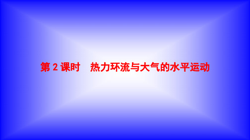 大气环境2：热力环流与大气的水平运动(共51张PPT)