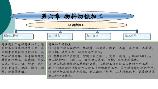 特种加工技术第6章物料切蚀加工