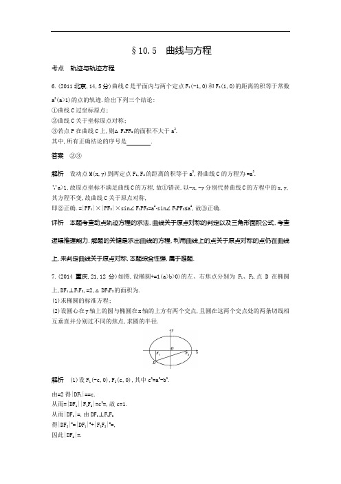 2018届高考数学理科人教B版全国通用一轮总复习题组训