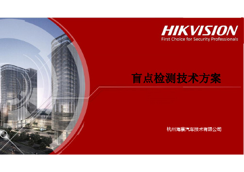 Hik - 海康威视盲点检测技术方案