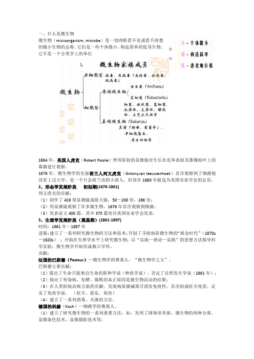 微生物期末复习资料