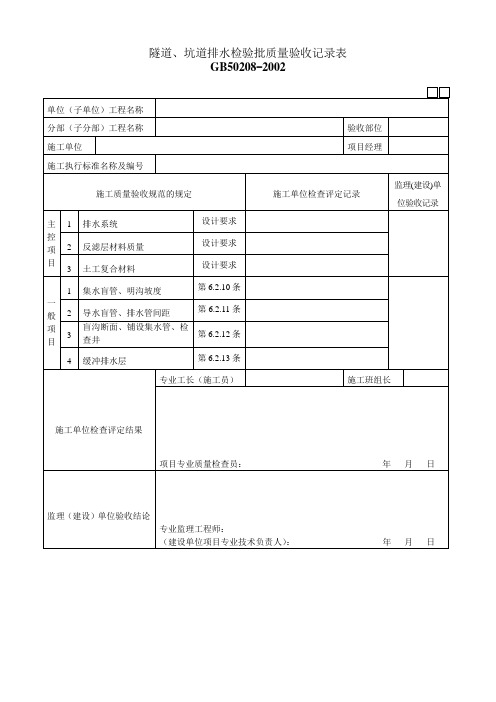 产品质量验收表格大全308