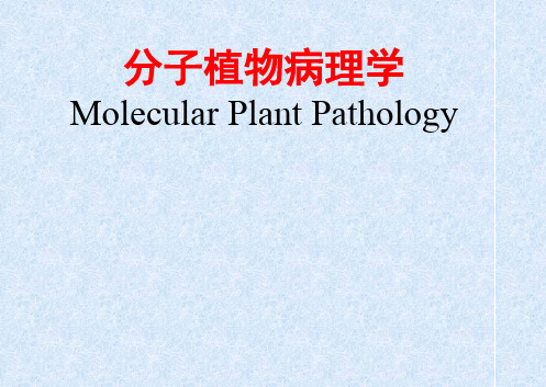 分子植物病理学