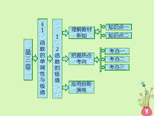 高中数学第三章导数应用1_2函数的极值课件北师大版选修2-2