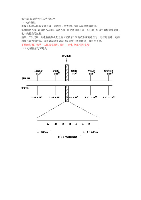 第一章 视觉特性与三基色原理a