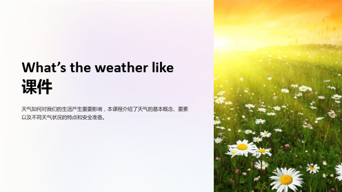 What’stheweatherlike课件