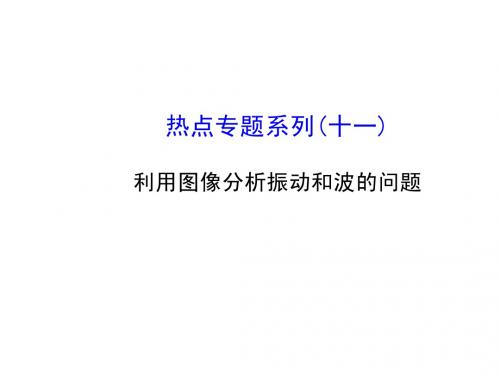 热点专题系列(十一)利用图像分析振动和波的问题