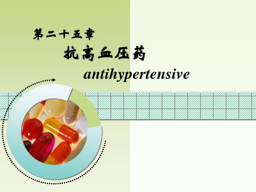 第25章 抗高血压药