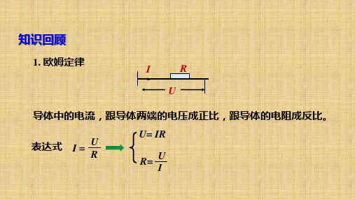 电阻的串联和并联     九年级全一册物理