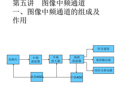 第五讲 图像中频通道一、图像中频通道的组成及作用资料