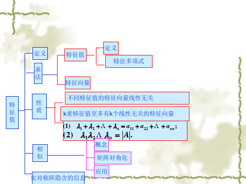 特征值与特征向量二次型