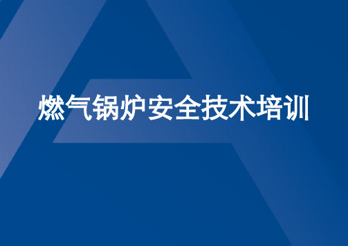 燃气锅炉安全技术培训