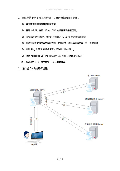 桌面运维面试题