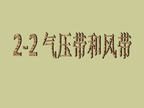 高中地理 2_2 气压带和风带课件 新人教版必修1 (2)