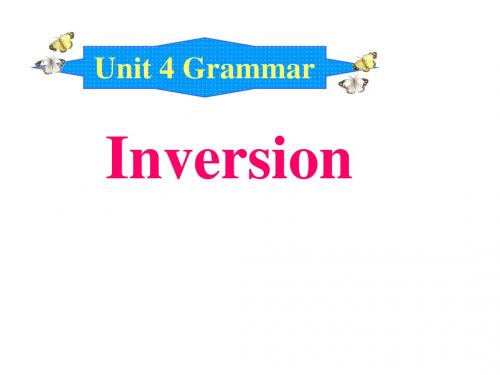 最新高中英语人教新课标必修5 课件Unit4精品教学课件Unit4 period3 Grammar