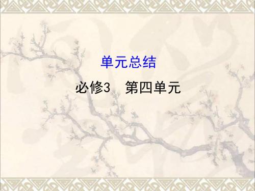 2018年高考政治一轮复习3.4发展先进文化单元总结课件新人教必修3