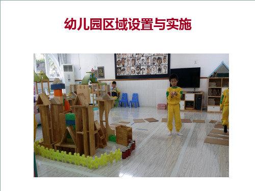 幼儿园区域设置与实施 培训课件