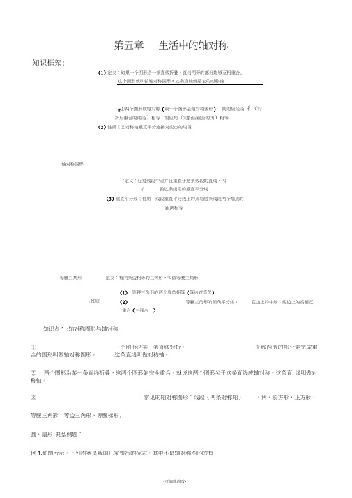 七年级下册第五章生活中的轴对称复习(全)