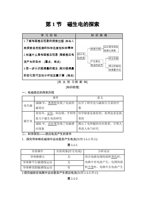 第1章 第1节 磁生电的探索