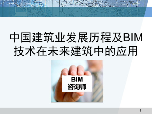 中国建筑业发展历程及BIM技术在未来建筑中的应用PPT课件