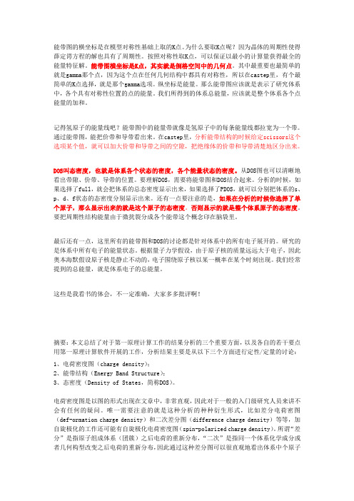 materials studio计算分析