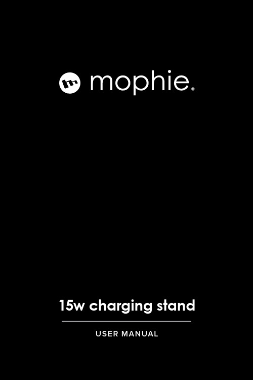 mophie powerstation  wireless 2020 15W 无线充电底座快速入门指