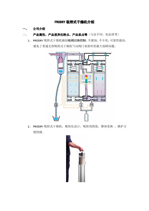 产品文案介绍—PRODRY吸附式干燥机